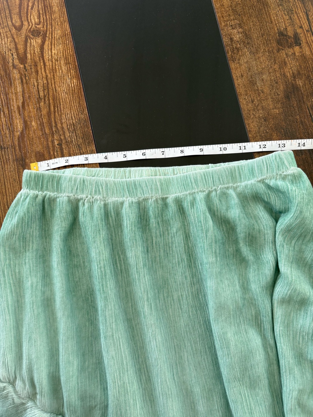 Free People “If Only” Mint Green Ruffle Two-Piece Set - Picture 10 of 11